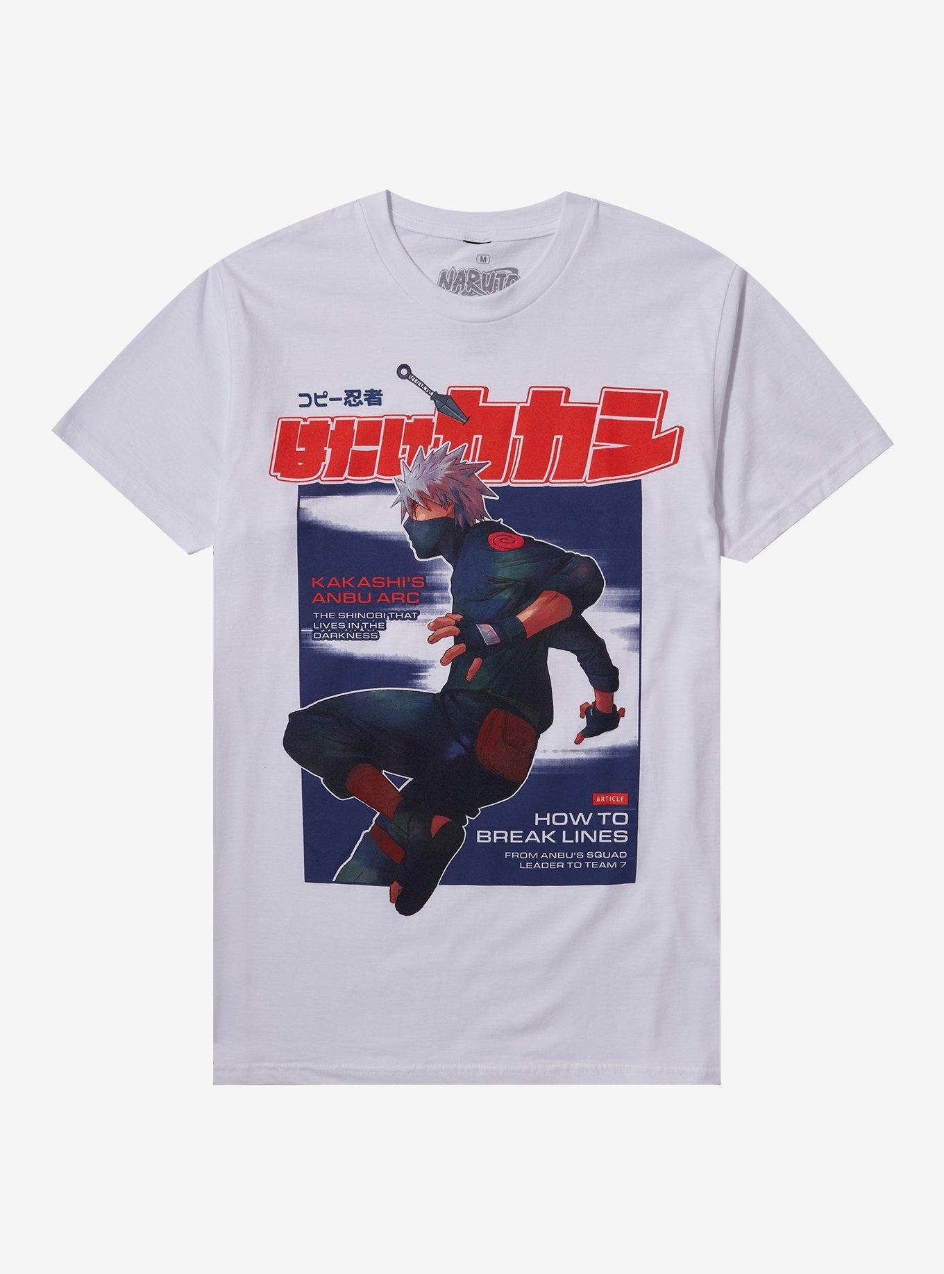Naruto Shippuden Kakashi Magazine Cover TShirt Graphic Tee | Graphic Tee | Unisex Shirt | Premium Quality Apparel