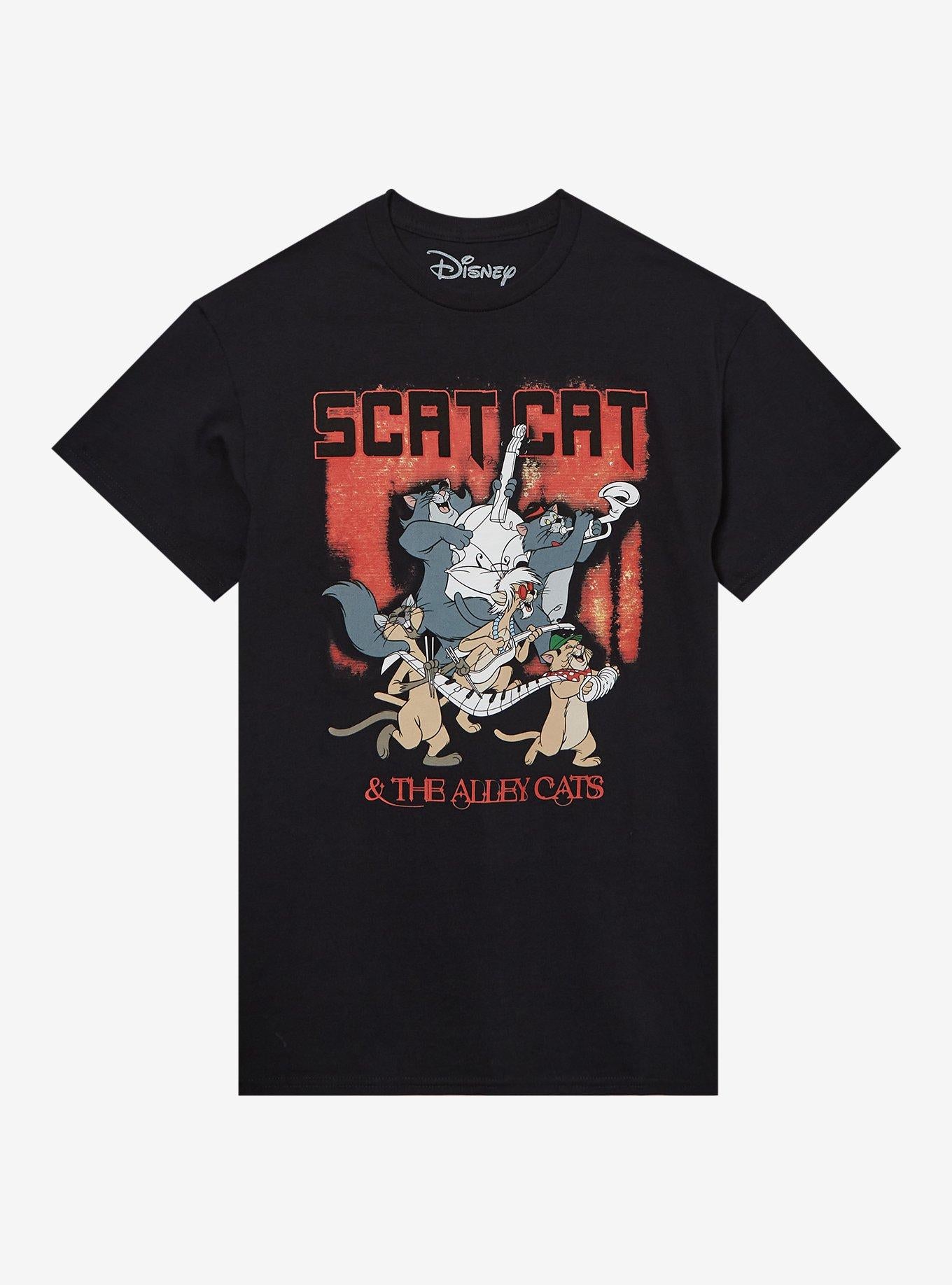 Disney The Aristocats Scat Cat The Alley Cats TShirt Graphic Tee | Graphic Tee | Unisex Shirt | High-Quality Print