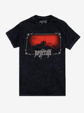 Nosferatu Castle Mineral Wash TShirt Graphic Tee | Graphic Tee | Unisex Shirt | High-Quality Print