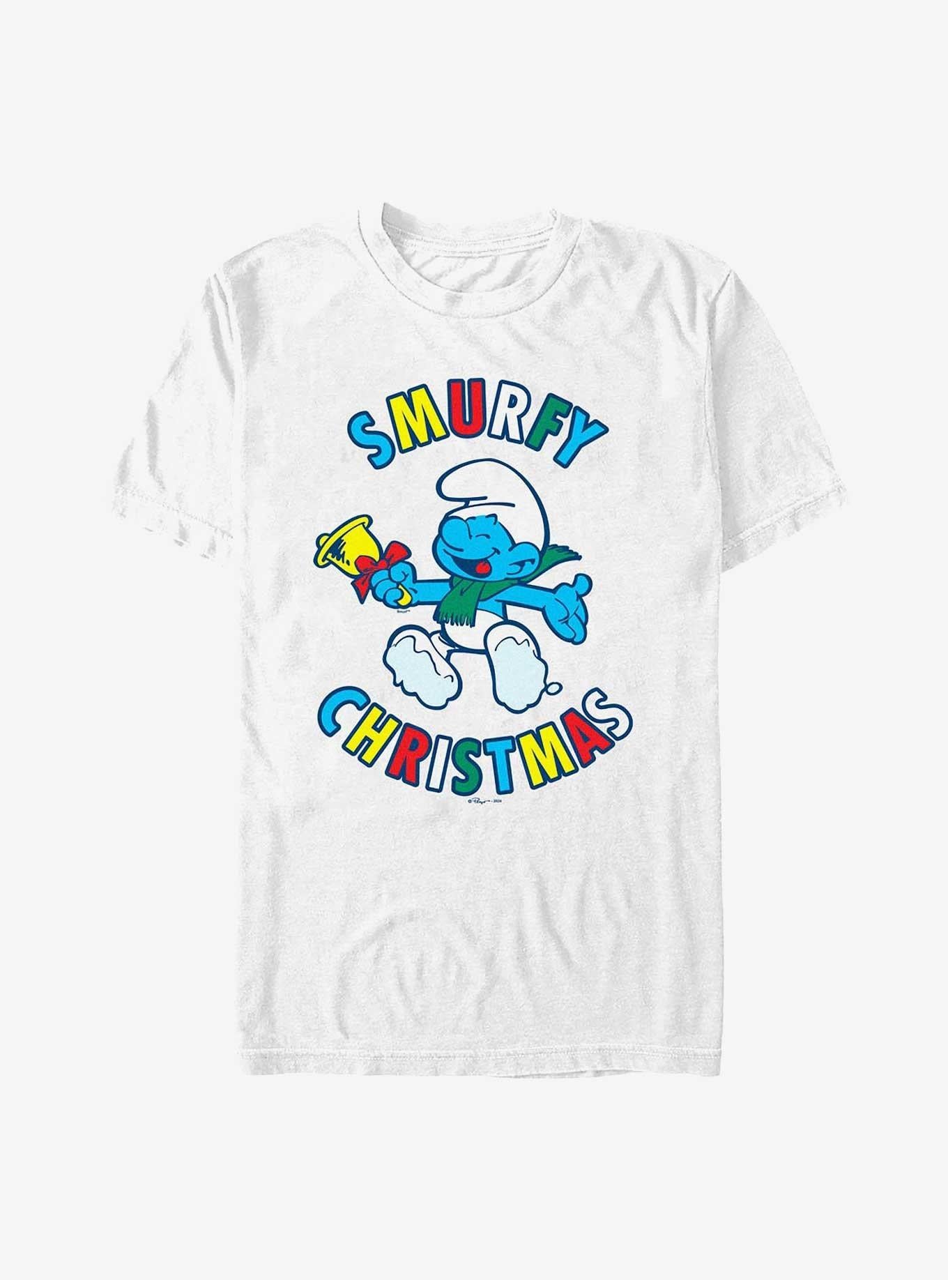 The Smurfs Happy Smurfy Christmas T-Shirt T-Shirt | Trending Design | Great Gift Idea