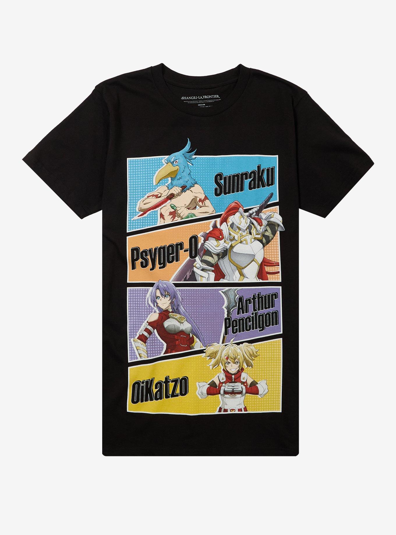 ShangriLa Frontier Character Panels TShirt Graphic Tee | Graphic Tee | Unisex Shirt | High-Quality Print