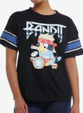 Bluey Bandit Drummer Varsity Girls TShirt Graphic Tee | Graphic Tee | Unisex Shirt | Comfortable Daily Wear