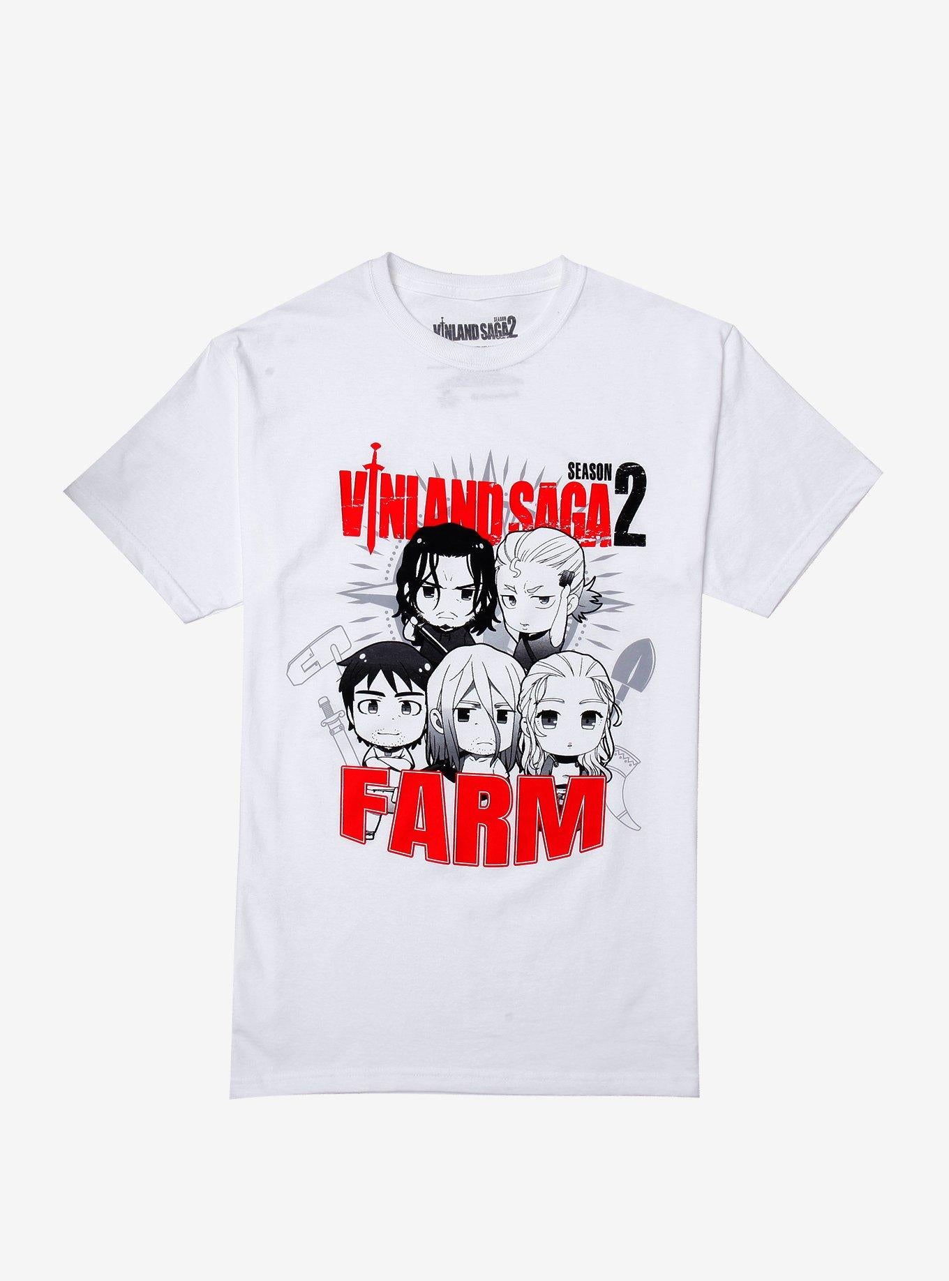 Vinland Saga Season 2 Farm Chibi Characters TShirt Graphic Tee | Graphic Tee | Unisex Shirt | Perfect Gift for Fans