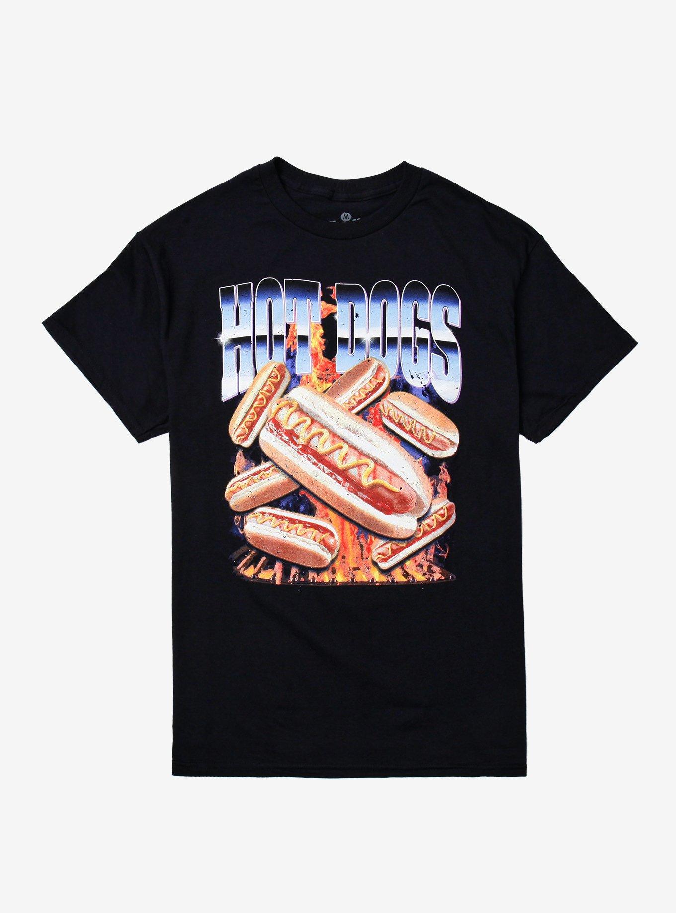 Hot Dogs T-Shirt By Goodie Two Sleeves | Premium Unisex T-Shirt, Trending Graphic Tee
