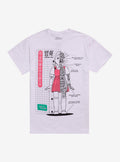 Squid Game Red Light Green Light Doll Split TShirt Graphic Tee | Graphic Tee | Unisex Shirt | High-Quality Print