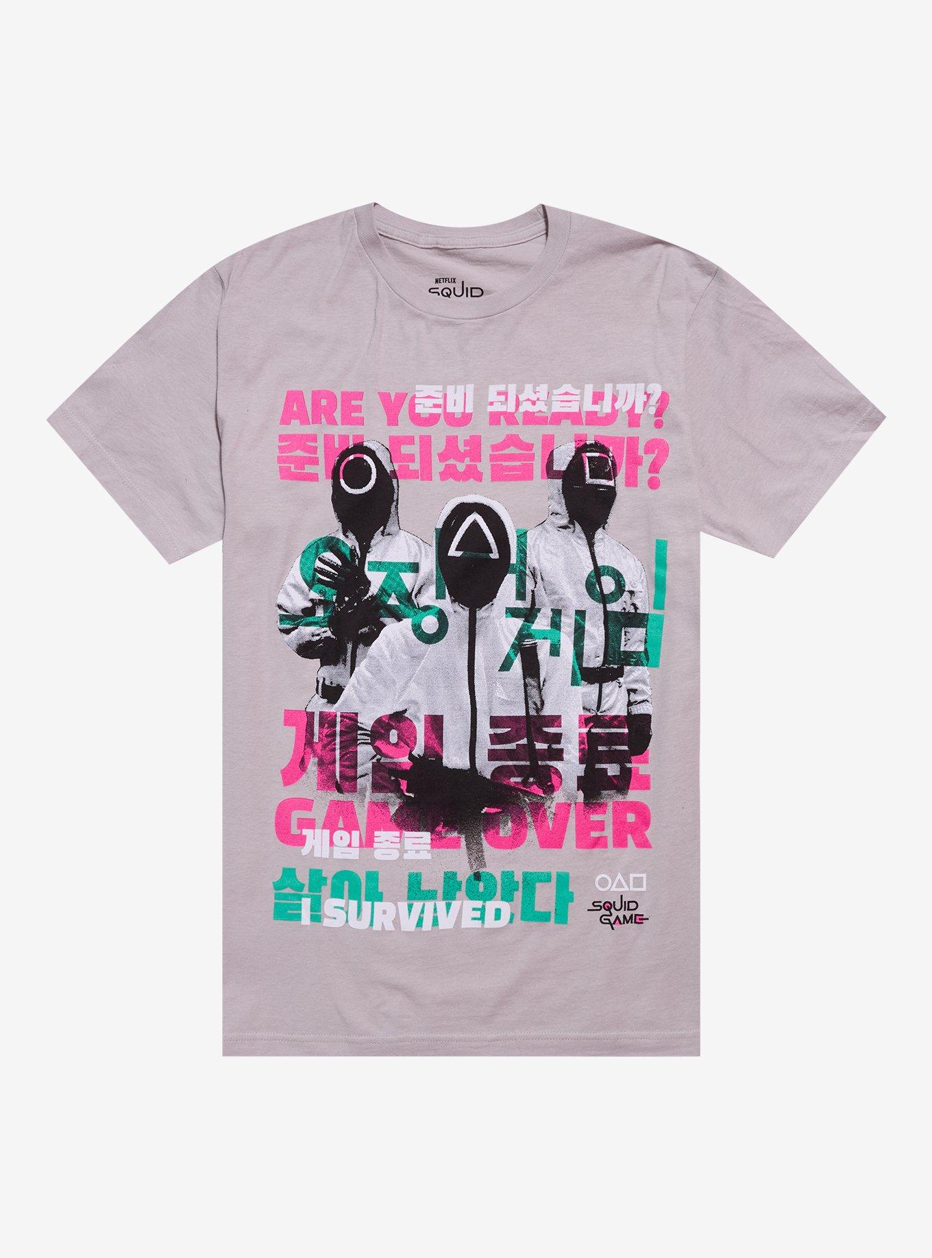 Squid Game Guards Game Over TShirt Graphic Tee | Graphic Tee | Unisex Shirt | Top Trending Fashion