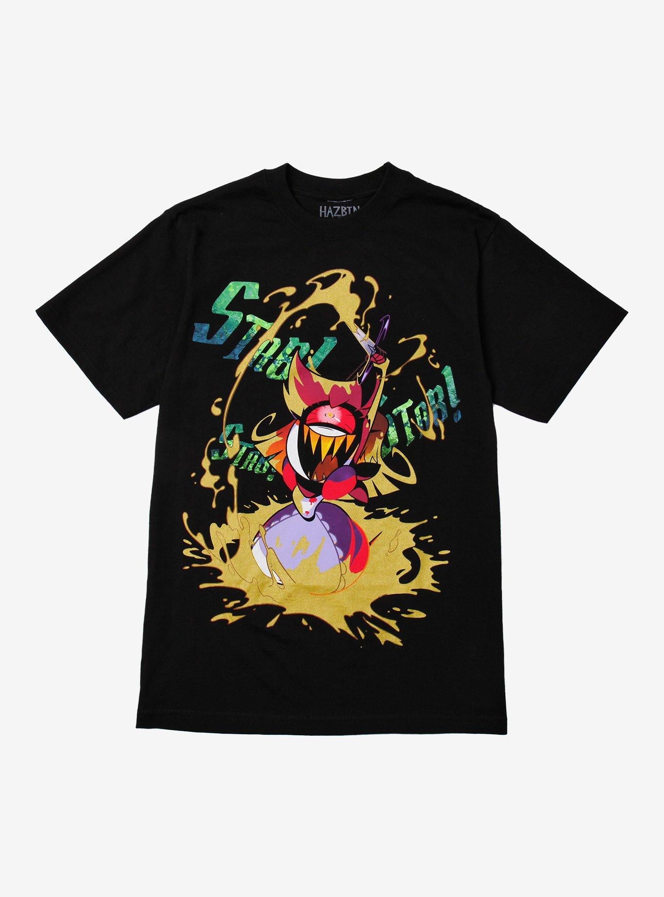 Hazbin Hotel Niffty Gold Glitter TShirt Graphic Tee | Graphic Tee | Unisex Shirt | Premium Quality Apparel