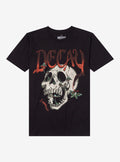 Decay Skull Mushrooms Relaxed Fit Girls T-Shirt T-Shirt | Top Trending Artwork | Perfect For Daily Wear
