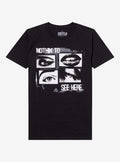 Nothin To See Here Eyes Lips Grid Relaxed Fit TShirt Graphic Tee | Graphic Tee | Unisex Shirt | Premium Quality Apparel