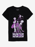 Hunter X Hunter Purple Tonal Speckle Boyfriend Fit Girls TShirt Graphic Tee | Graphic Tee | Unisex Shirt | Premium Quality Apparel