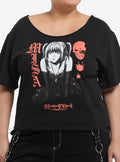 Death Note Misa OffTheShoulder Girls TShirt Plus Size Graphic Tee | Graphic Tee | Unisex Shirt | Perfect Gift For Fans