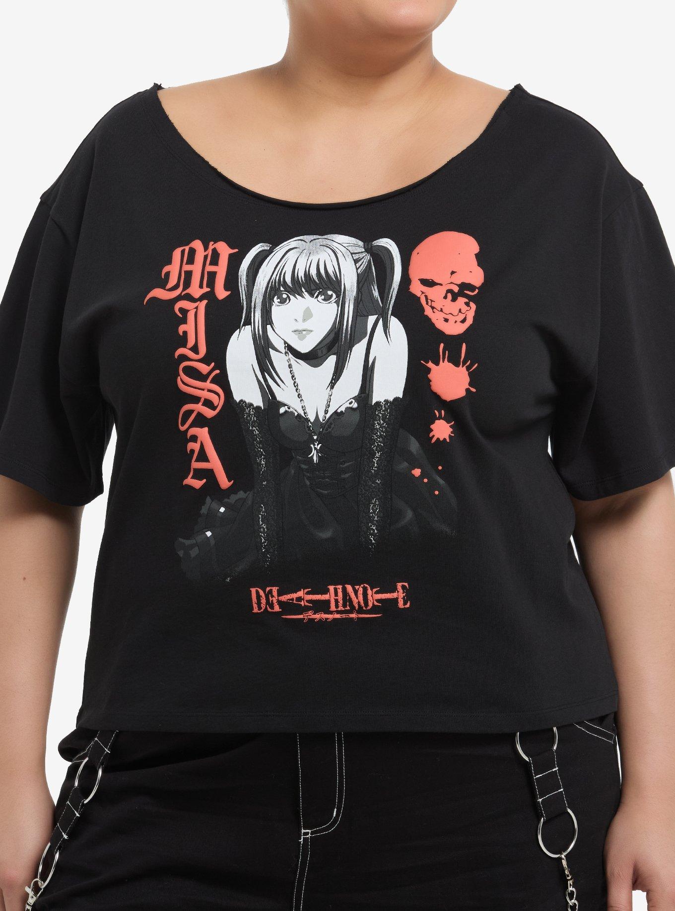 Death Note Misa OffTheShoulder Girls TShirt Plus Size Graphic Tee | Graphic Tee | Unisex Shirt | Perfect Gift For Fans