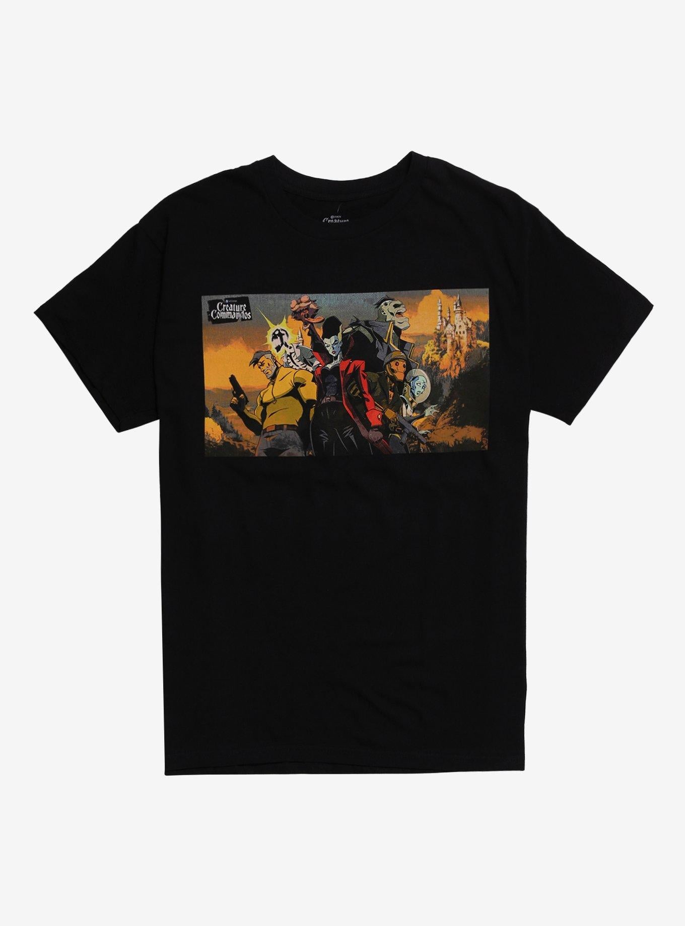 DC Comics Creature Commandos Characters TShirt Graphic Tee | Graphic Tee | Unisex Shirt | Perfect Gift for Fans
