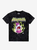 Chowder Metal Flames Mineral Wash TShirt Graphic Tee | Graphic Tee | Unisex Shirt | High-Quality Print