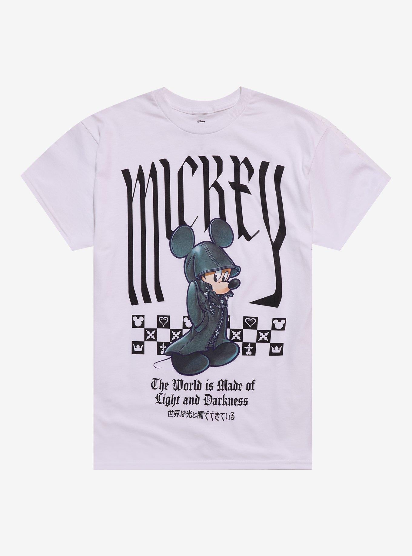 Disney Kingdom Hearts Mickey Mouse Light Darkness TShirt Graphic Tee | Graphic Tee | Unisex Shirt | High-Quality Print
