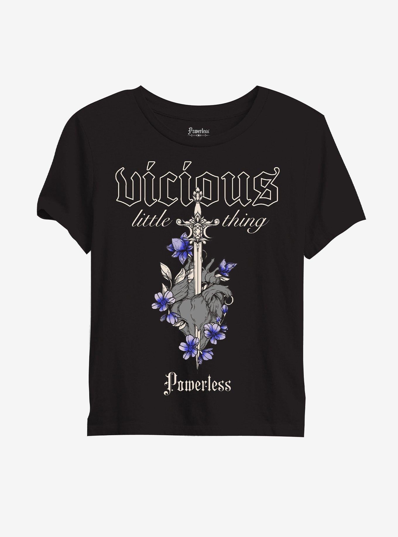 Powerless Vicious Little Thing Girls TShirt Graphic Tee | Graphic Tee | Unisex Shirt | Top Trending Fashion