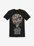 Disney Pixar Up House & Balloons Boyfriend Fit Girls T-Shirt