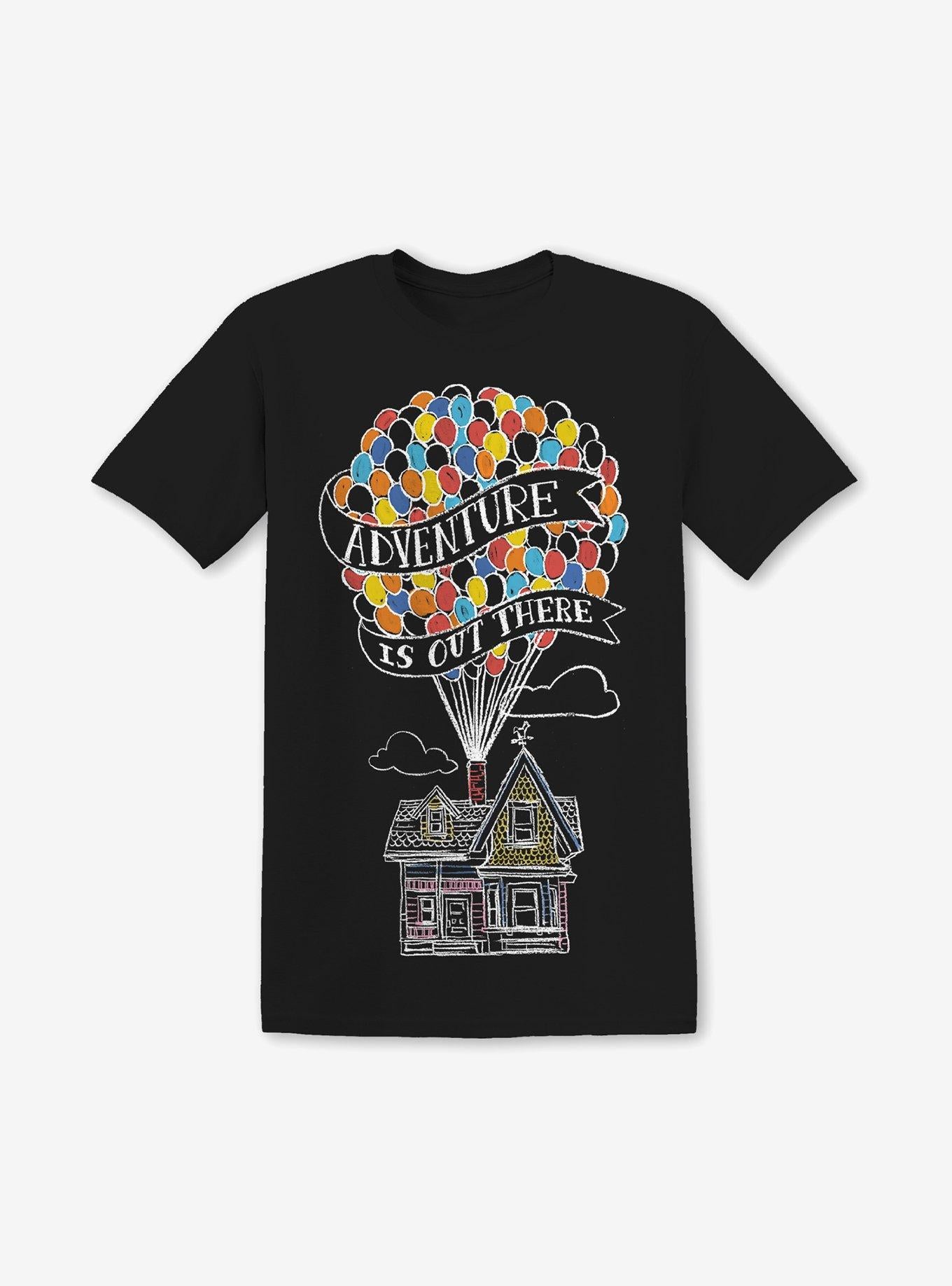Disney Pixar Up House & Balloons Boyfriend Fit Girls T-Shirt