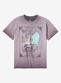 Disney Beauty And The Best Poster Oil Wash Girls TShirt Graphic Tee | Graphic Tee | Unisex Shirt | Perfect Gift for Fans