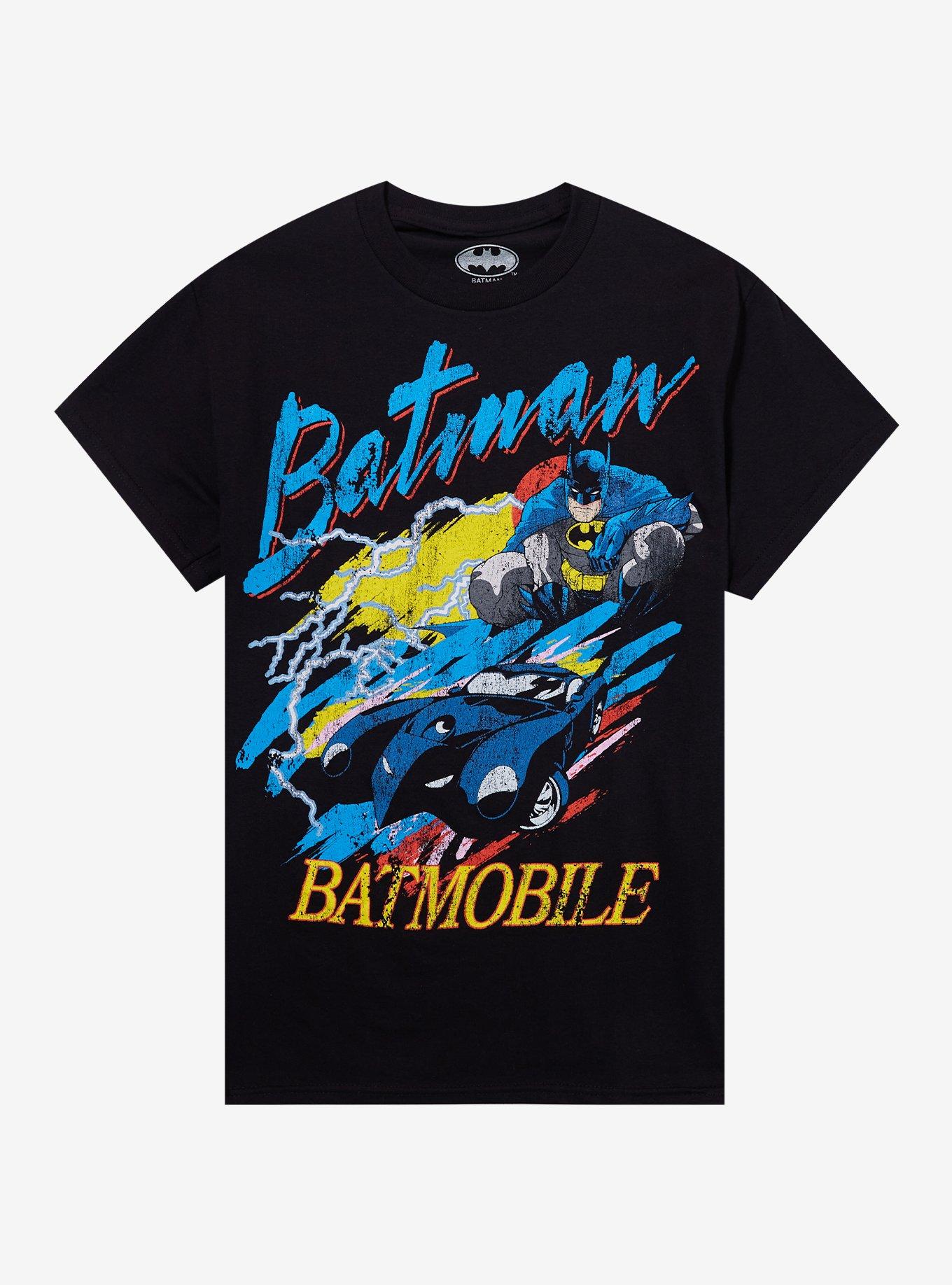 DC Comics Batman Batmobile Boyfriend Fit Girls TShirt Graphic Tee | Graphic Tee | Unisex Shirt | High-Quality Print