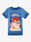 Disney Alice In Wonderland Poster Dark Wash Boyfriend Fit Girls T-Shirt