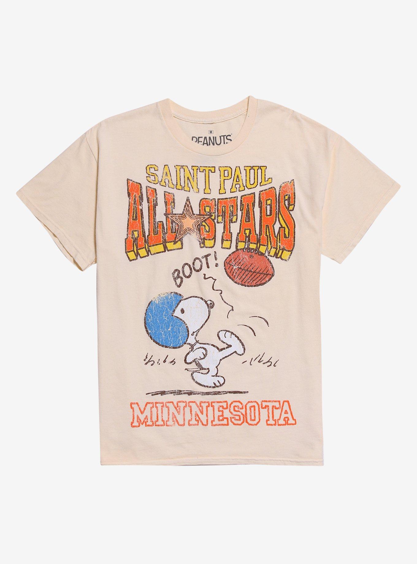 Peanuts Snoopy All Stars Minnesota Vintage T-Shirt