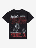 Peanuts Spike Football League Dark Wash TShirt Graphic Tee | Graphic Tee | Unisex Shirt | Comfortable Daily Wear