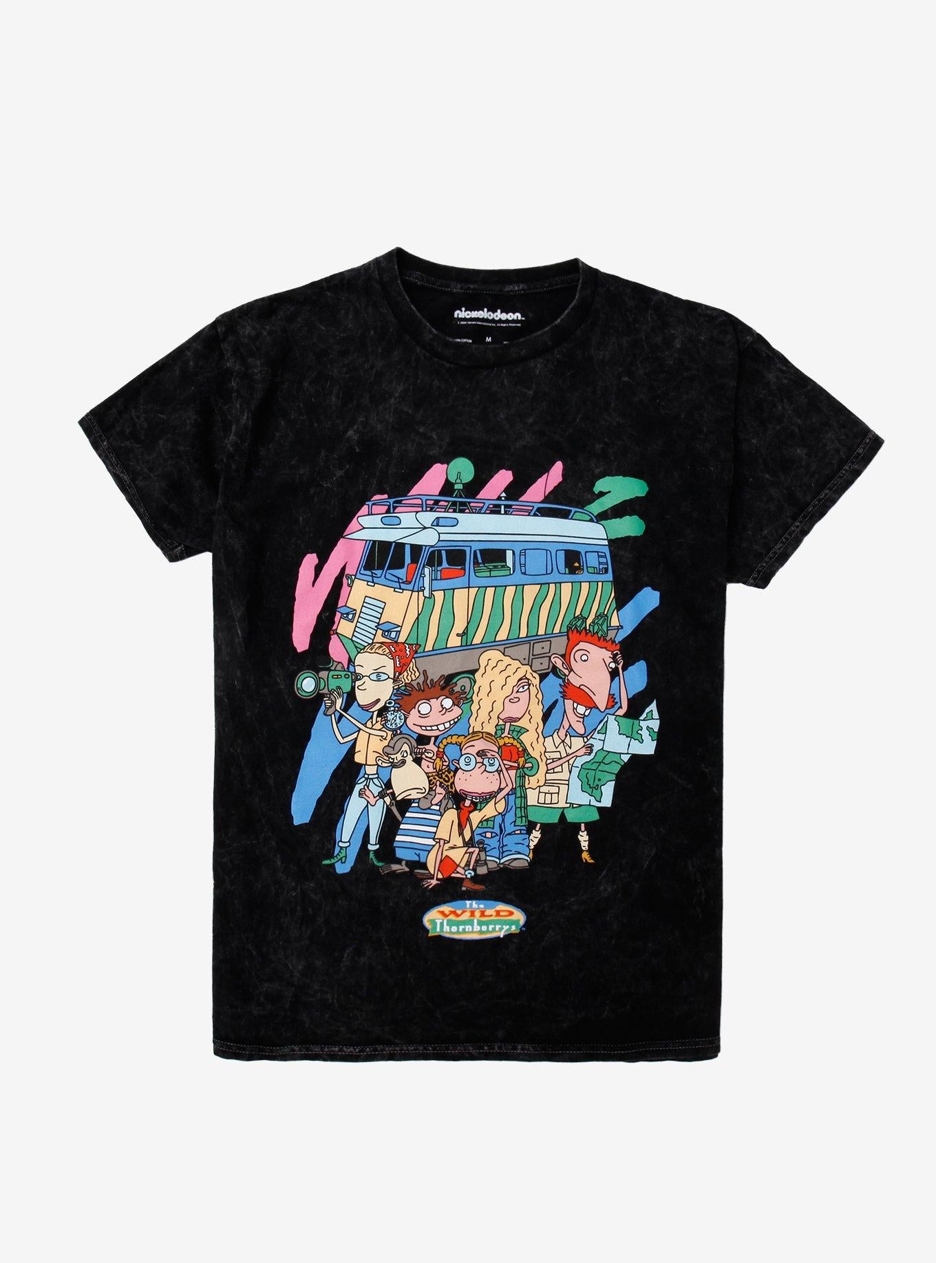 The Wild Thornberrys Group Mineral Wash TShirt Graphic Tee | Graphic Tee | Unisex Shirt | Comfortable Daily Wear