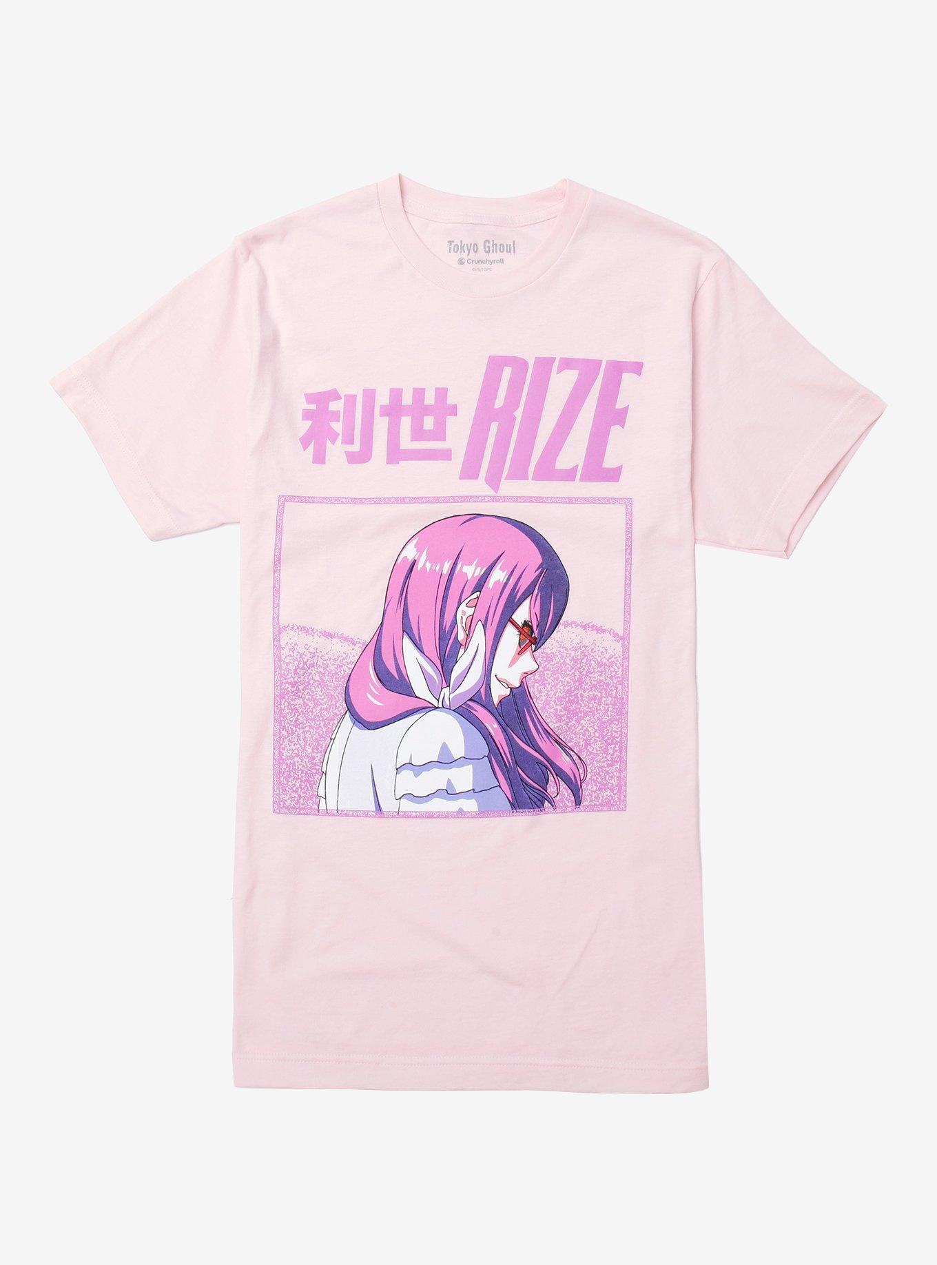 Tokyo Ghoul Rize Pink TShirt Graphic Tee | Graphic Tee | Unisex Shirt | Soft Comfortable Wear