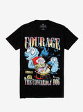 Courage The Cowardly Dog Muriel Collage T-Shirt | Premium Unisex T-Shirt, Trending Graphic Tee