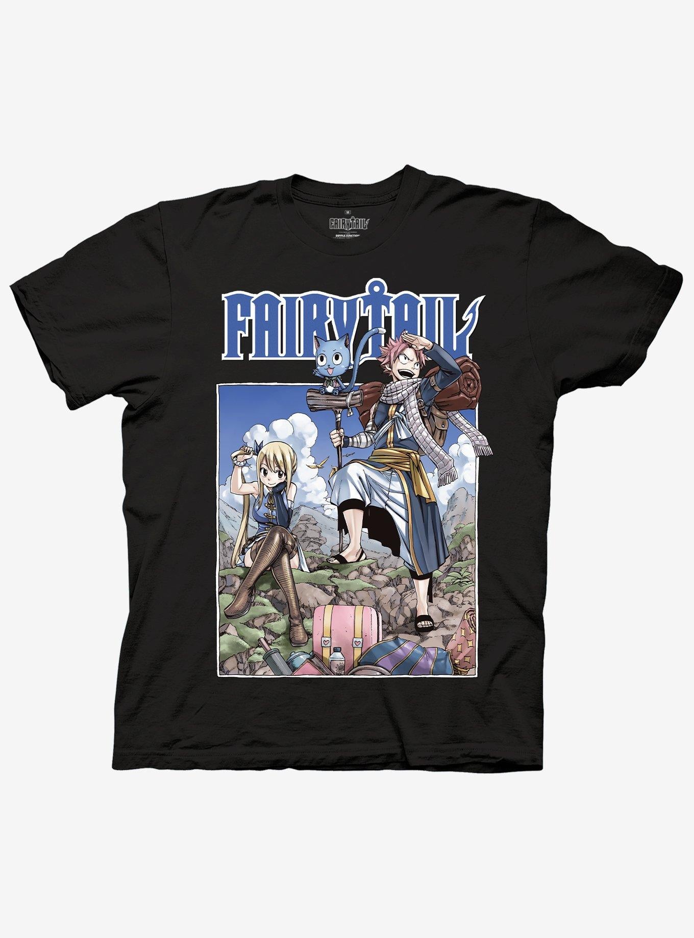 Fairy Tail Poster Relaxed Fit Girls TShirt Graphic Tee | Graphic Tee | Unisex Shirt | Soft Comfortable Wear