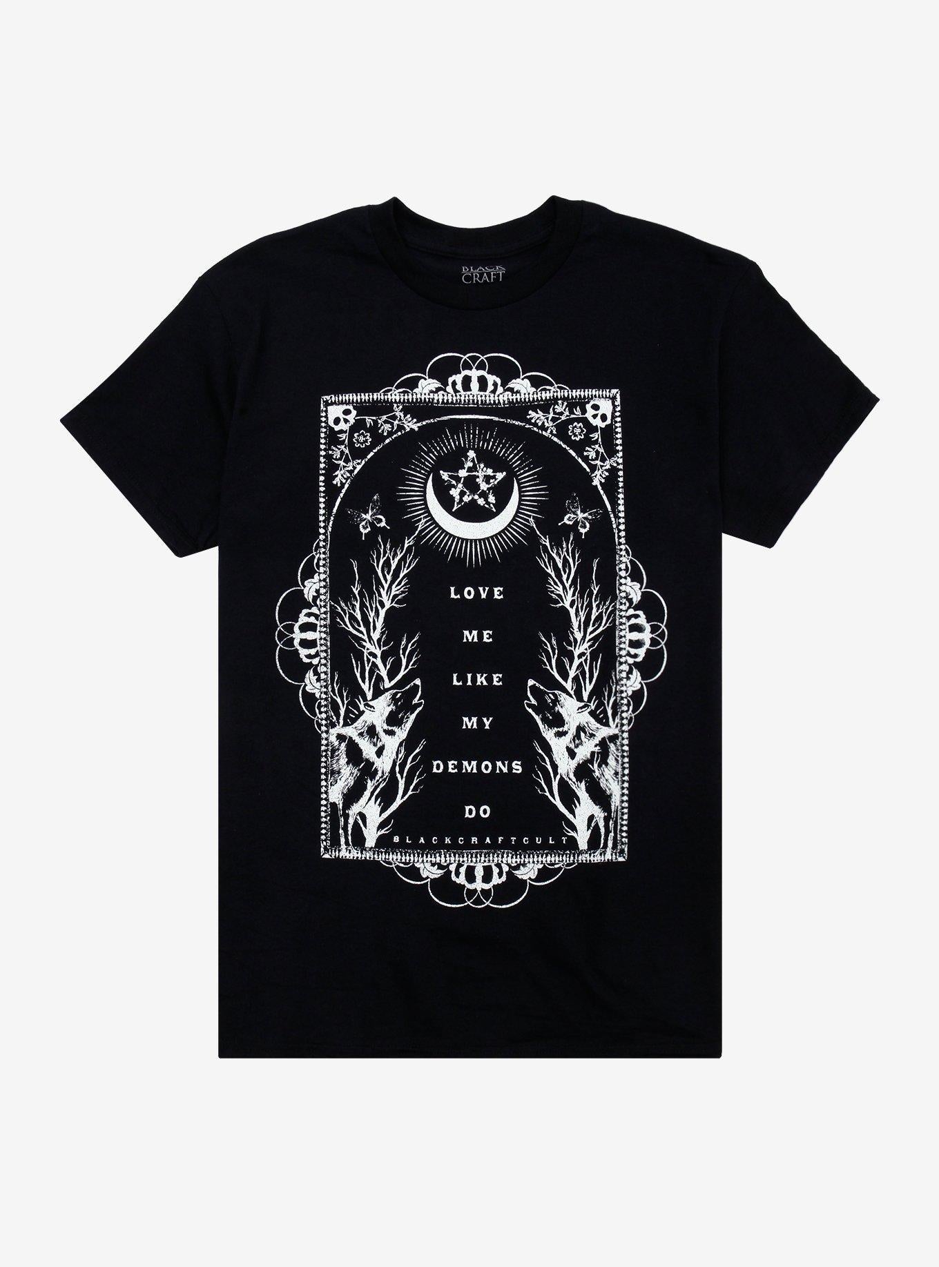 BlackCraft Love Me Like My Demons Do T-Shirt | Premium Unisex T-Shirt, Trending Graphic Tee