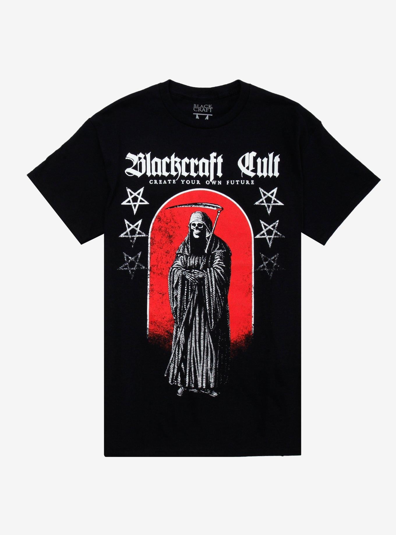 BlackCraft Create Your Own Future Grim Reaper TShirt Graphic Tee | Graphic Tee | Unisex Shirt | High-Quality Print