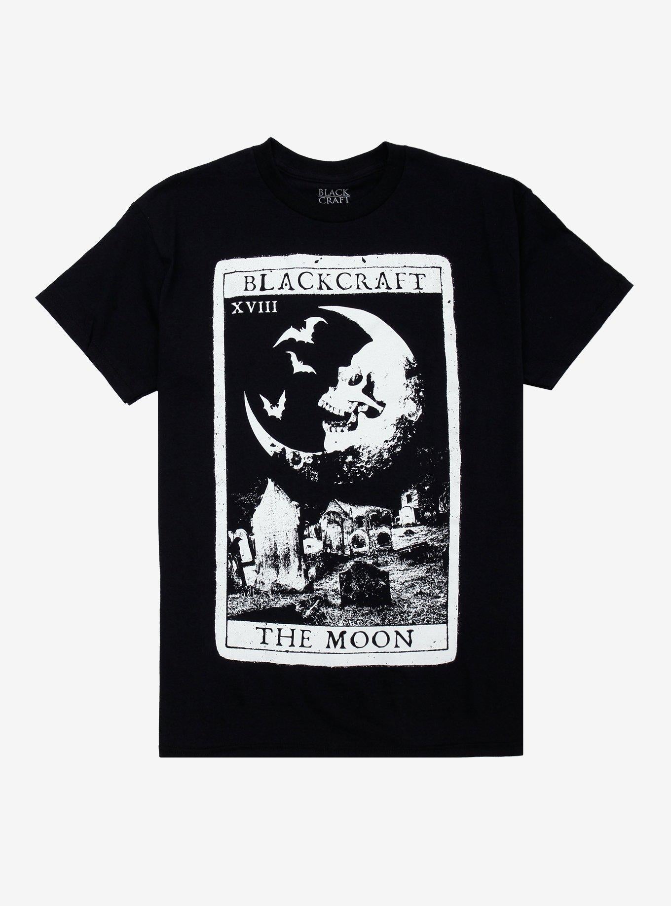 BlackCraft The Moon Tarot Card TShirt Graphic Tee | Graphic Tee | Unisex Shirt | Perfect Gift For Fans