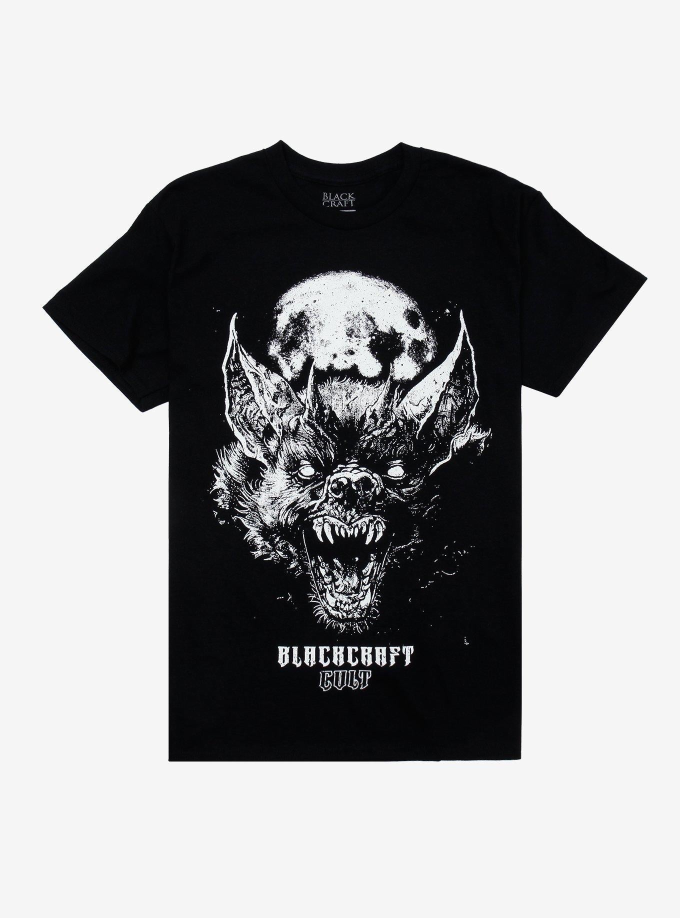 BlackCraft Snarling Bat T-Shirt T-Shirt | Premium Graphic | Top Pick For Fans