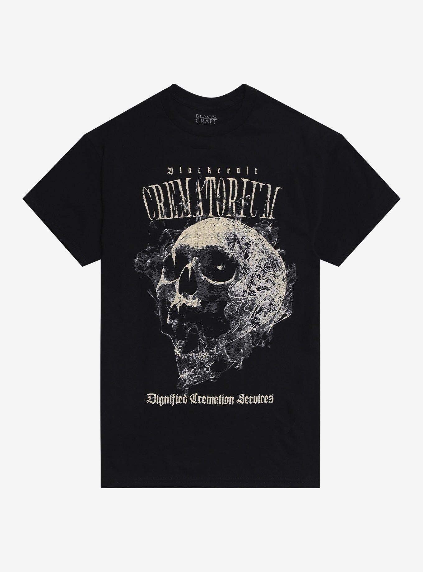 BlackCraft Crematorium Skull TShirt Graphic Tee | Graphic Tee | Unisex Shirt | High-Quality Print
