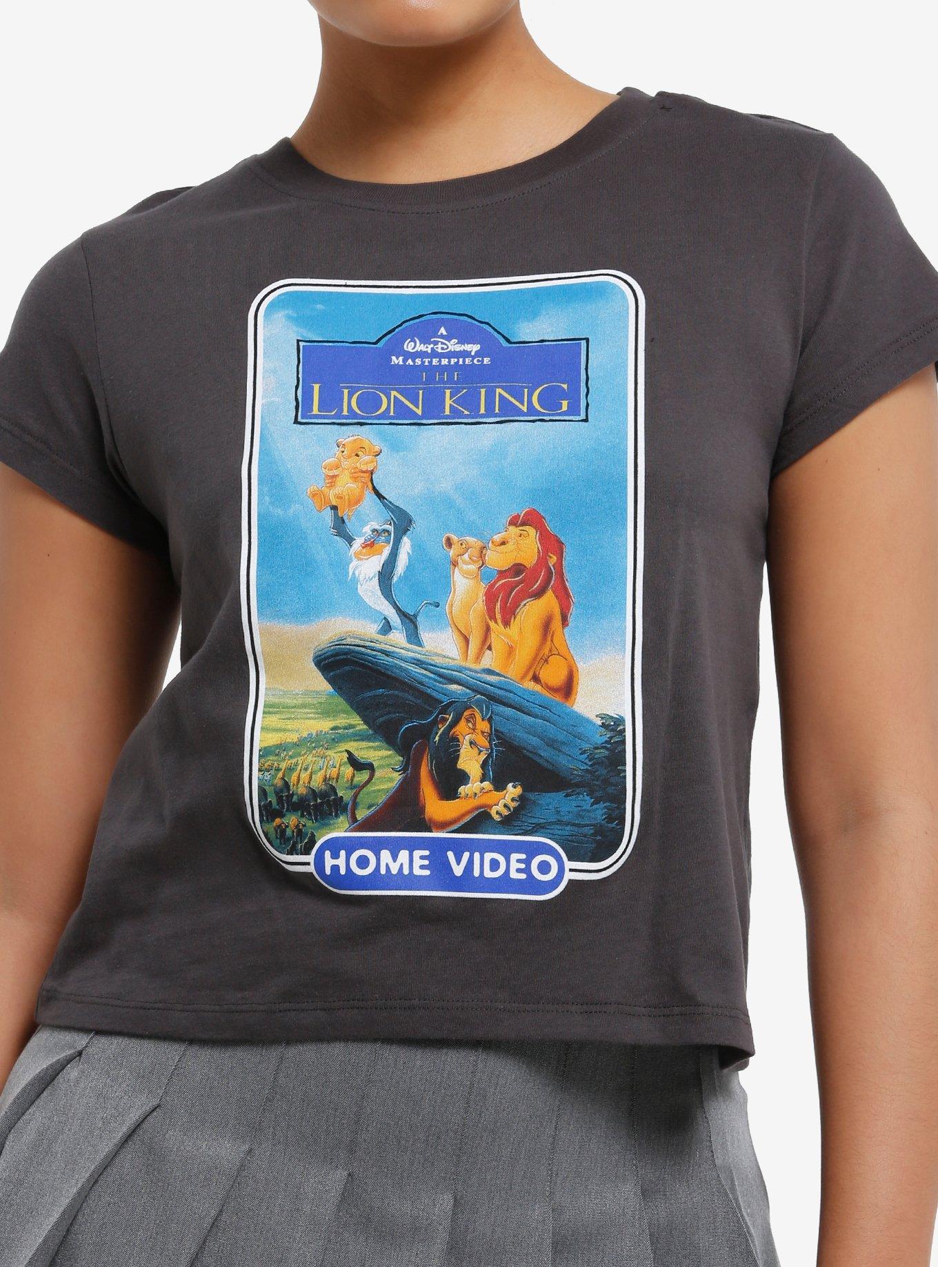 Disney The Lion King Home Video Poster Girls Skimmer TShirt Graphic Tee | Graphic Tee | Unisex Shirt | Perfect Gift for Fans