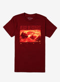 Alice In Chains Dirt Burgundy Relaxed Fit Girls TShirt Graphic Tee | Graphic Tee | Unisex Shirt | Comfortable Daily Wear