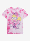 Dexters Laboratory Dee Pink Tie Dye Girls T Shirt