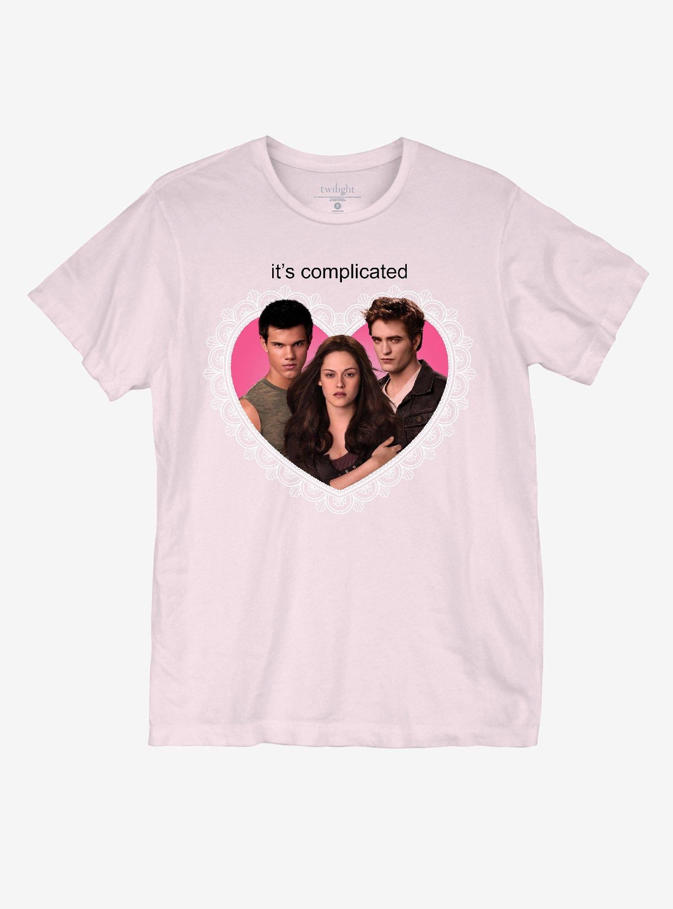 Twilight It's Complicated Trio Relaxed Fit Girls T-Shirt | Premium Unisex T-Shirt, Trending Graphic Tee