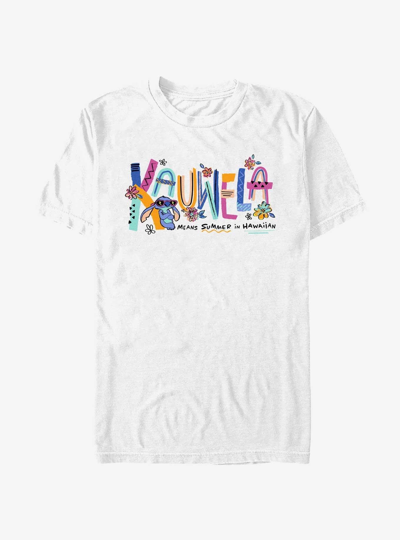 Disney Lilo Stitch Kauwela Means Summer T-Shirt T-Shirt | Top Trending Artwork | Perfect For Daily Wear
