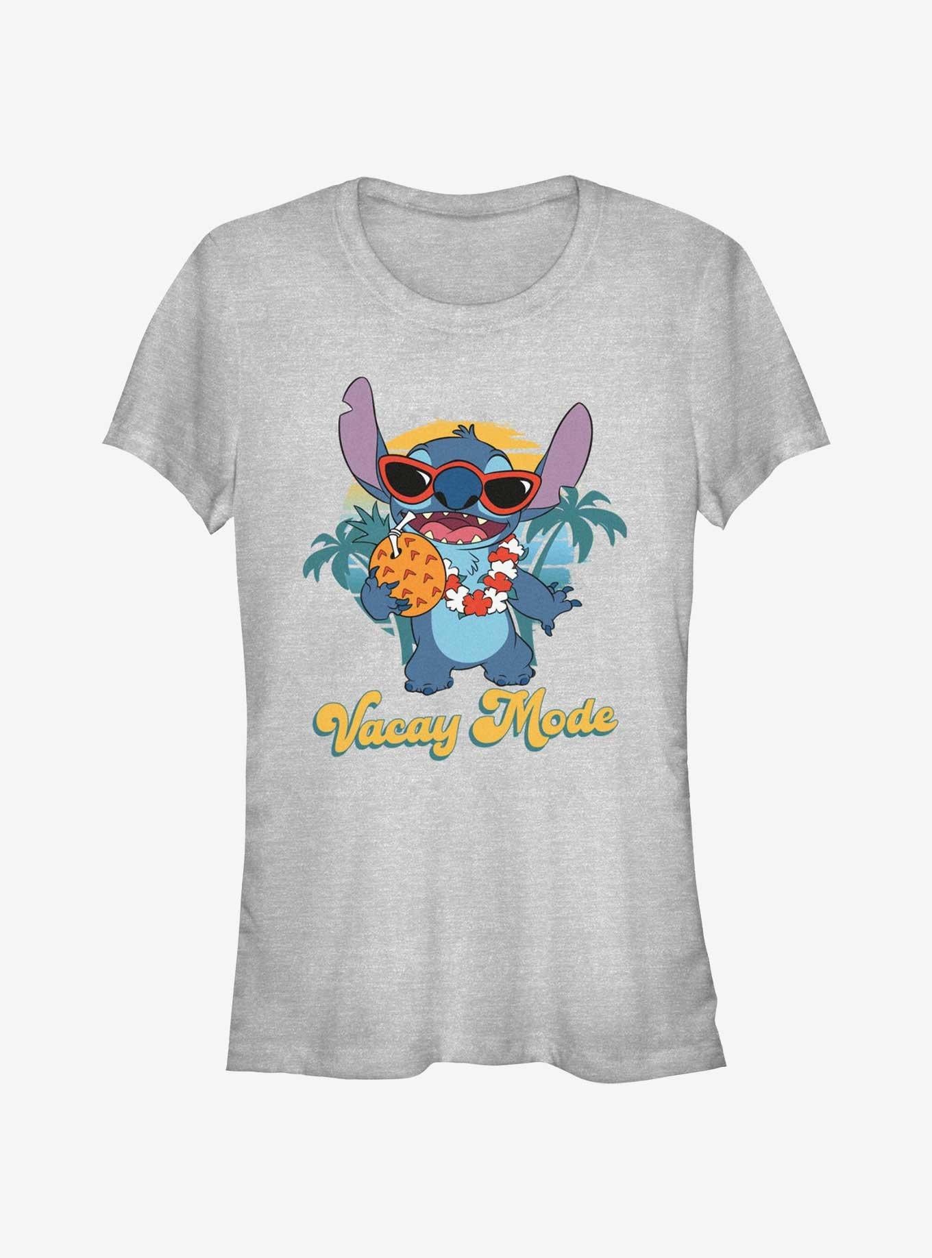 Disney Lilo Stitch On Vacay Girls T-Shirt T-Shirt | Trending Streetwear Style | Perfect For Daily Wear