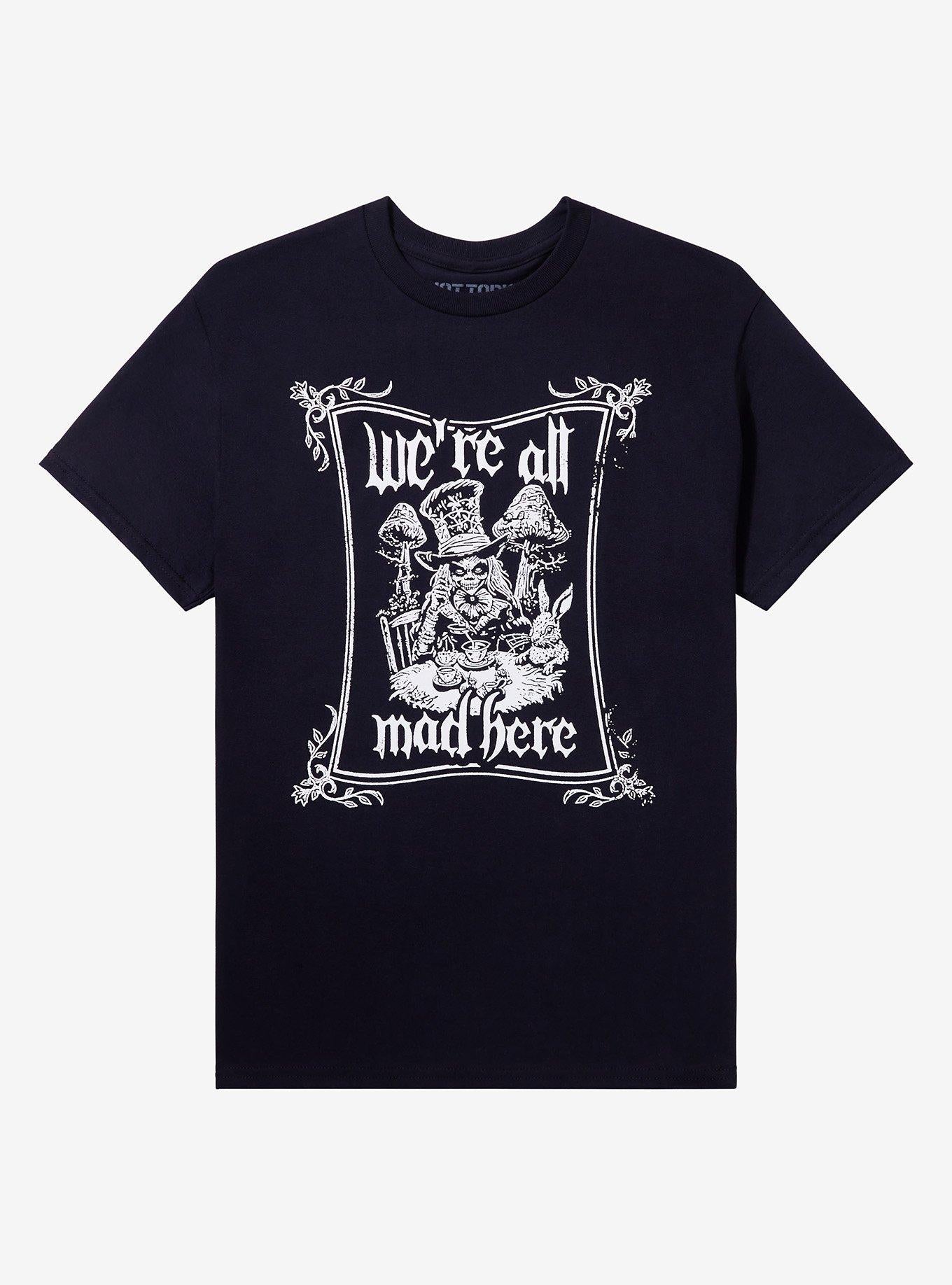 Skeleton Mad Hatter Frame TShirt Graphic Tee | Graphic Tee | Unisex Shirt | Comfortable Daily Wear