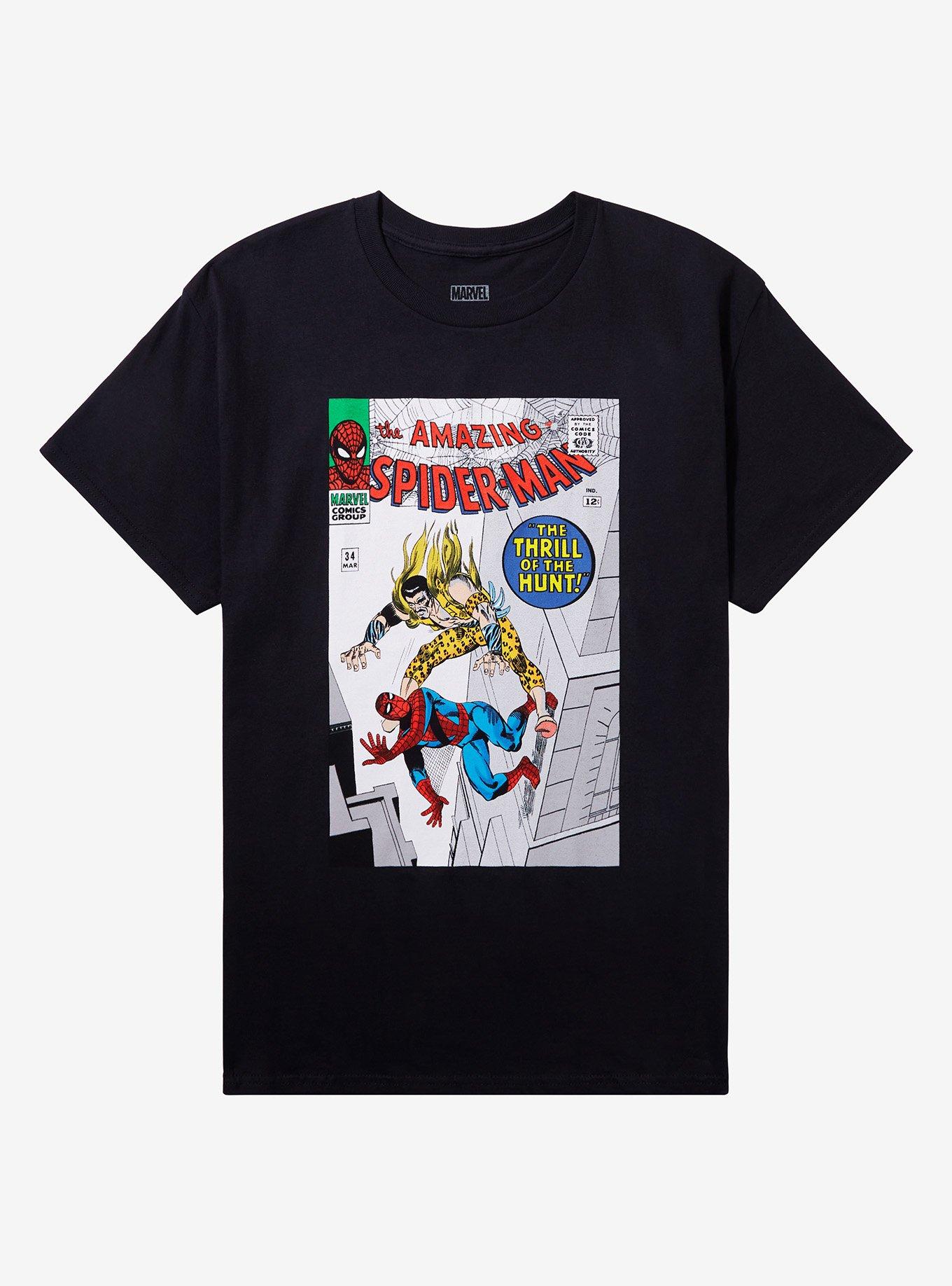 Marvel The Amazing Spider-Man Kraven Comic Cover T-Shirt