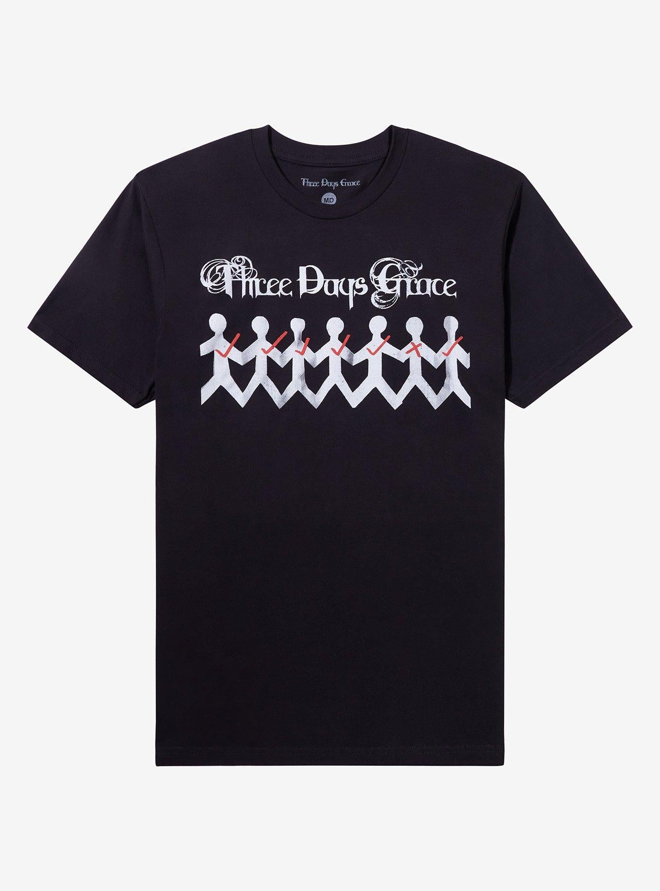 Three Days Grace One X Paper People T Shirt