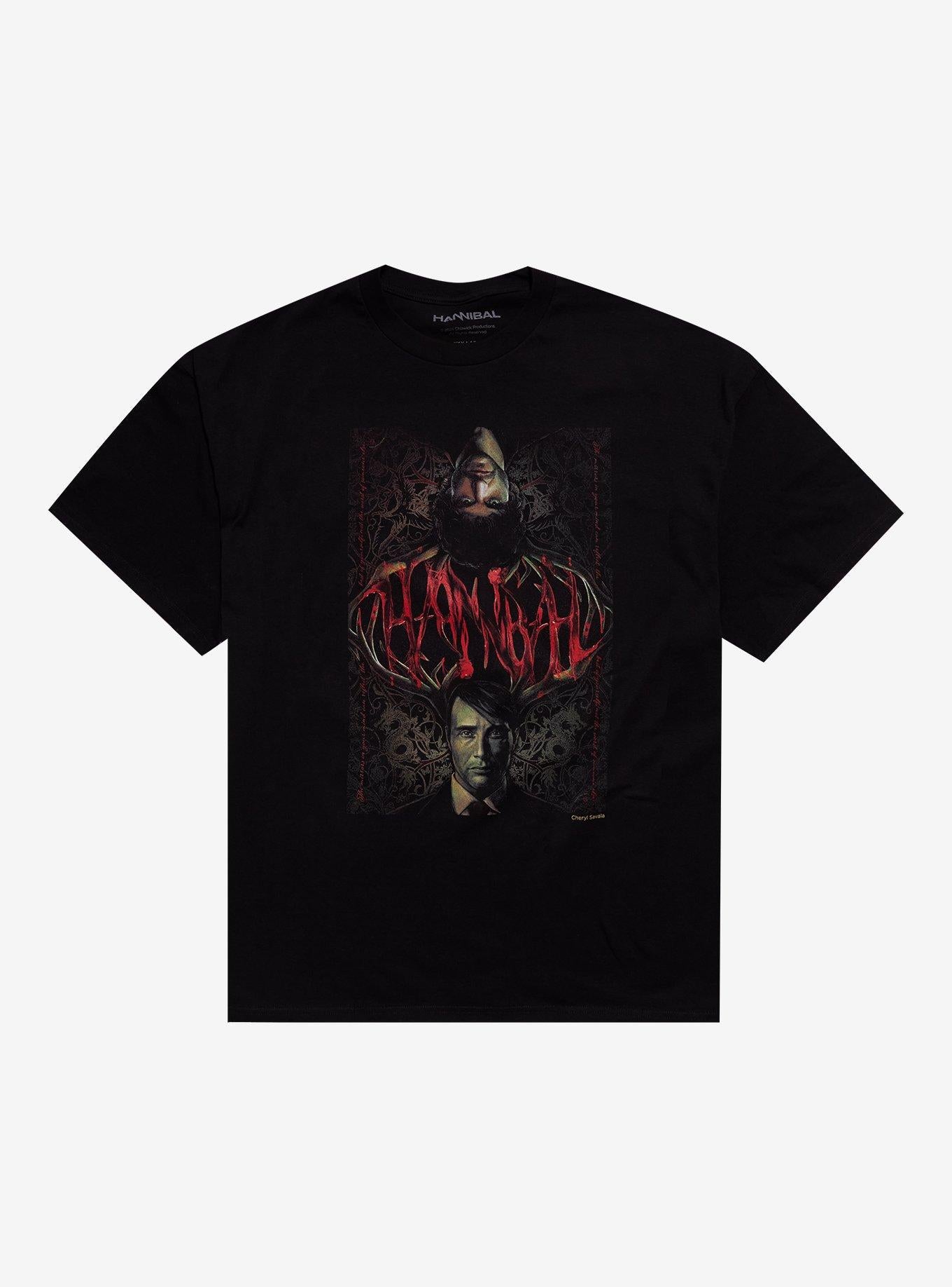 Hannibal Antlers Portrait TShirt Graphic Tee | Graphic Tee | Unisex Shirt | Best-Selling Design