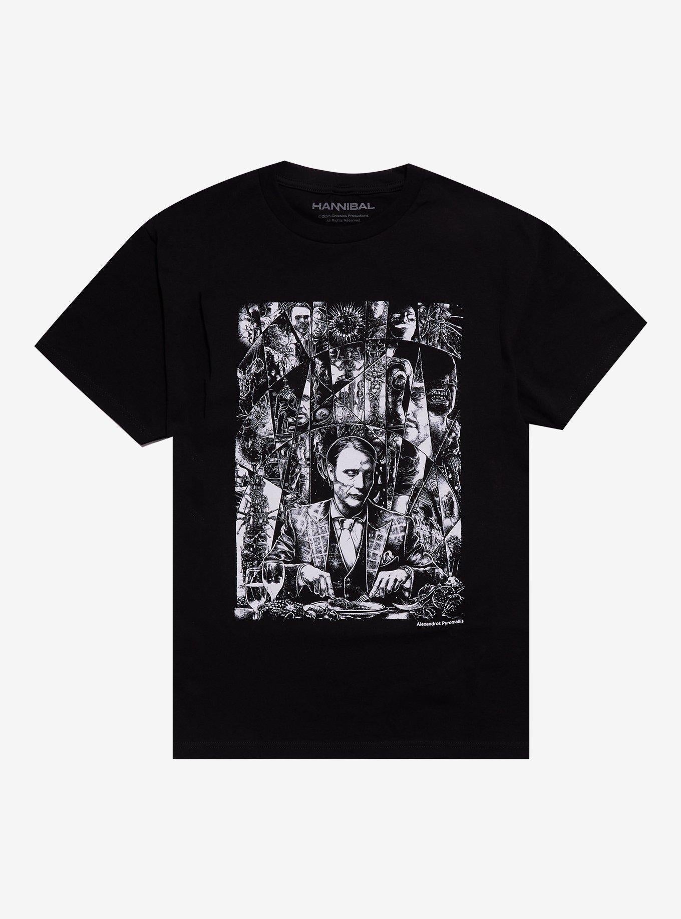 Hannibal Mosaic Portrait TShirt Graphic Tee | Graphic Tee | Unisex Shirt | Soft Comfortable Wear