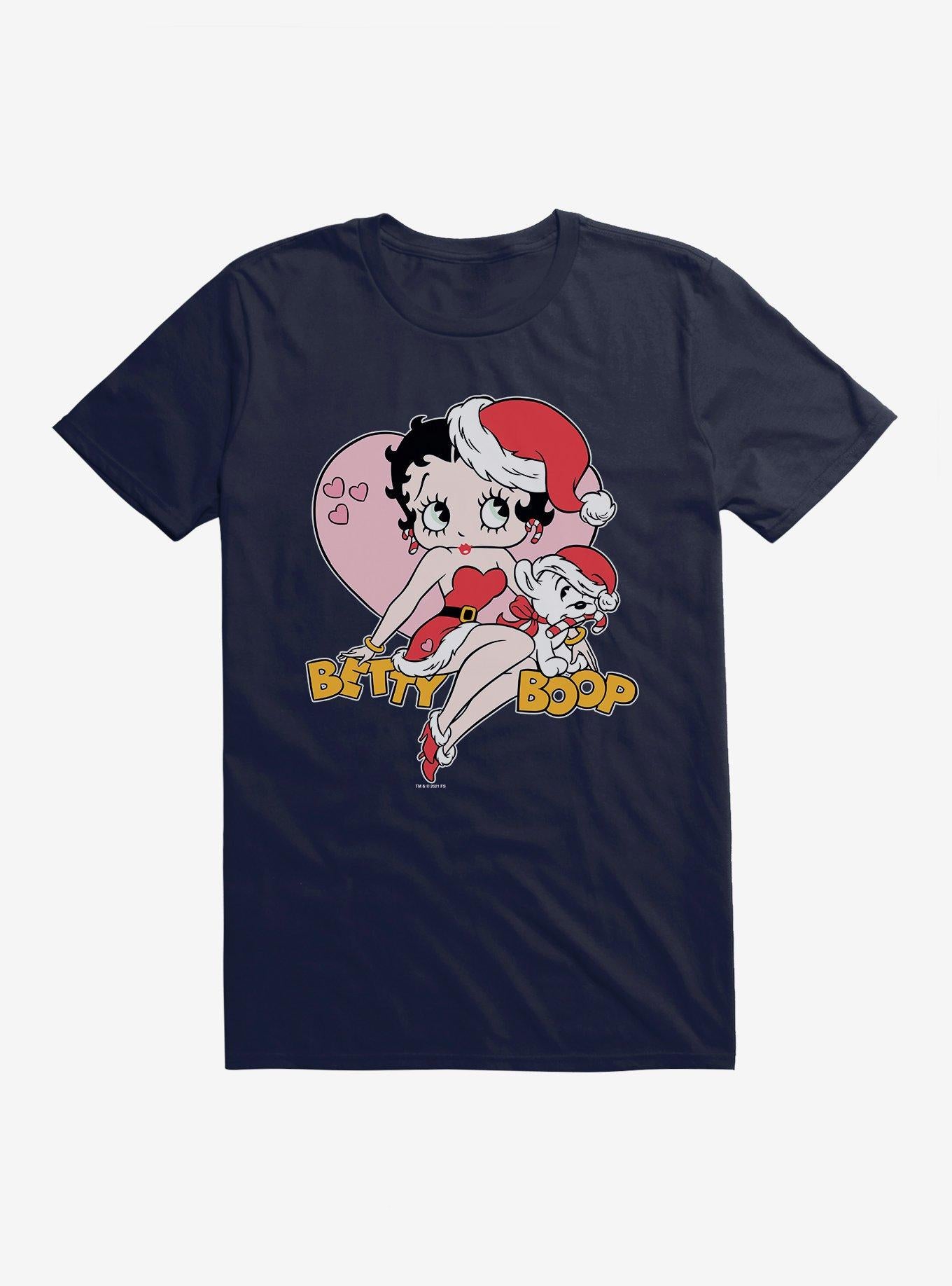 Betty Boop Pudgys Christmas T-Shirt T-Shirt | Viral Style | Must-Have Style