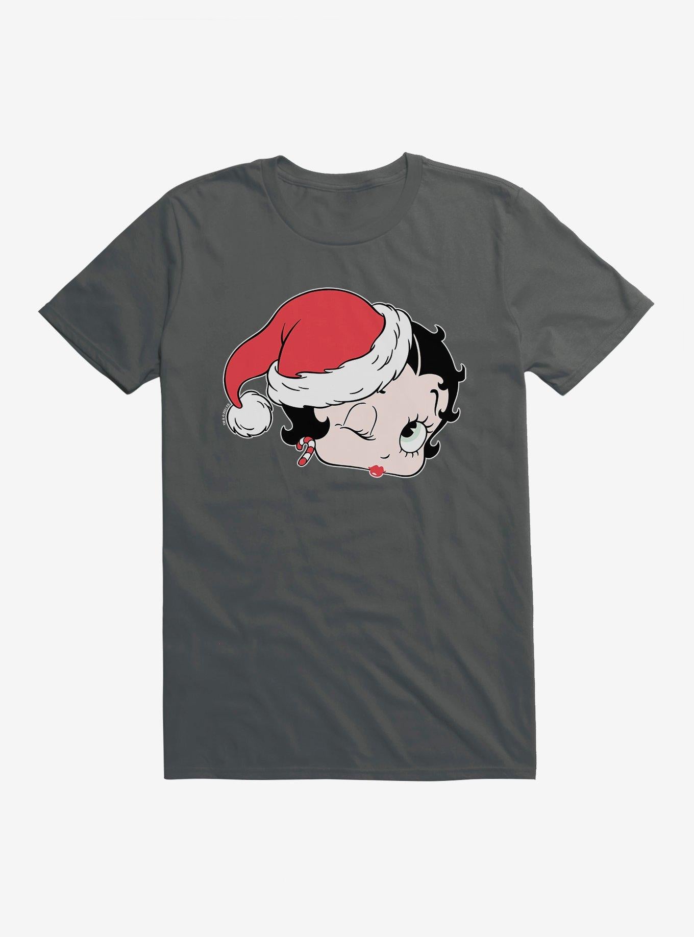 Betty Boop Christmas Kiss T-Shirt T-Shirt | Aesthetic Graphic | High Demand Item