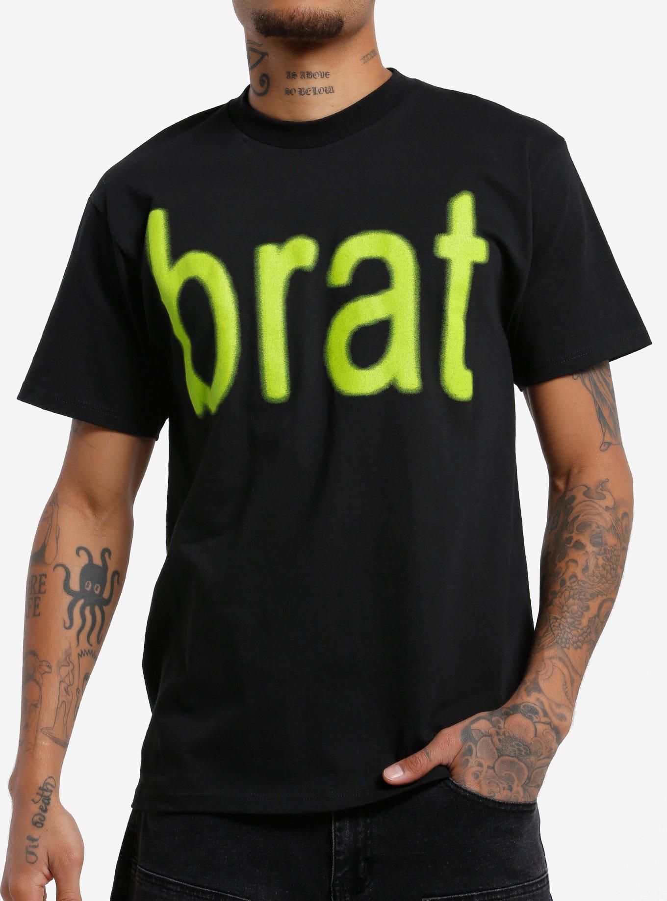 Charli XCX Brat Large Text Heavyweight T-Shirt